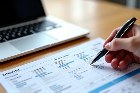 Financial chart showing growth trends and strategic ROI metrics